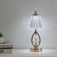 Vintage Kristallen Tafellamp - Elegante Vintage Kristallen Tafellamp voor Betoverende Sfeer