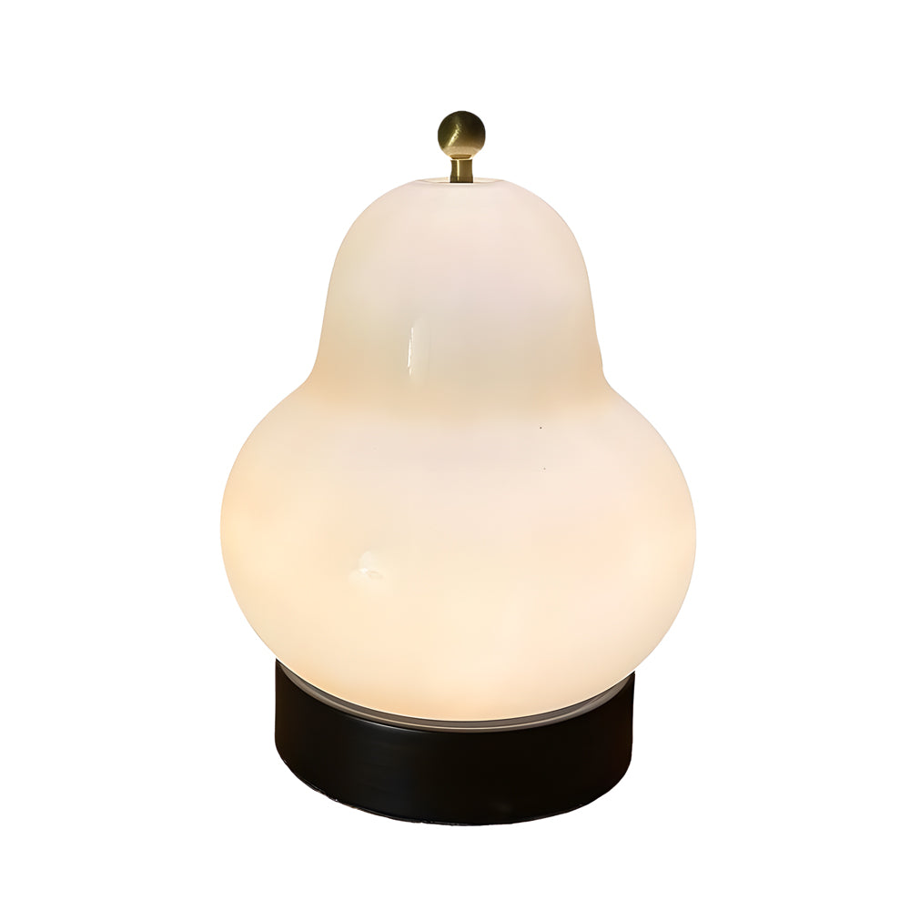 Elegante USB Peervormige Tafellamp met Dimbare LED