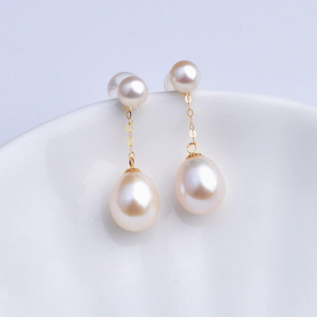 Isolde Pearl Earrings – Elegante Luxe Accessoires
