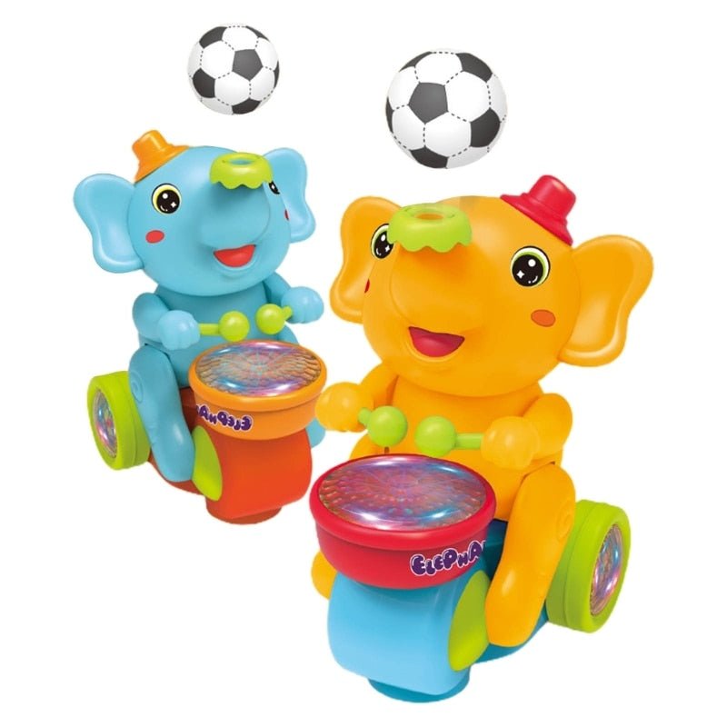 MelodyMaatje Drum Olifant - Muzikale Leerervaring voor Baby's