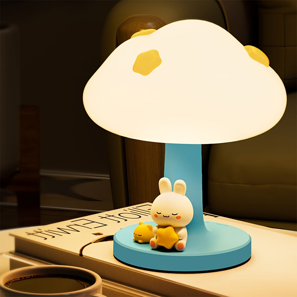 CozyCloud Lamp - USB Oplaadbare Silicone Tafellamp