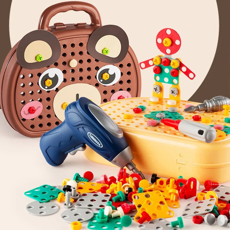 ToolMaster Kids – Creatieve Gereedschapskist met Mini-Bohrer
