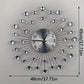 LuxeTime Clock - Elegante Wandklok met Kristaldetails