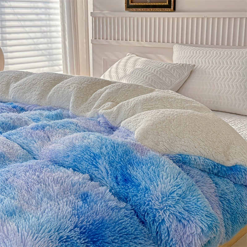 Luxe Dikke Lamsvel Deken voor Warmte en Elegantie
