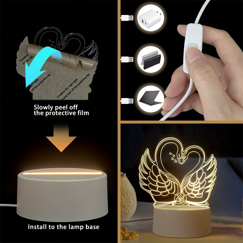 SwaneLume – USB 3D LED Tafelverlichting