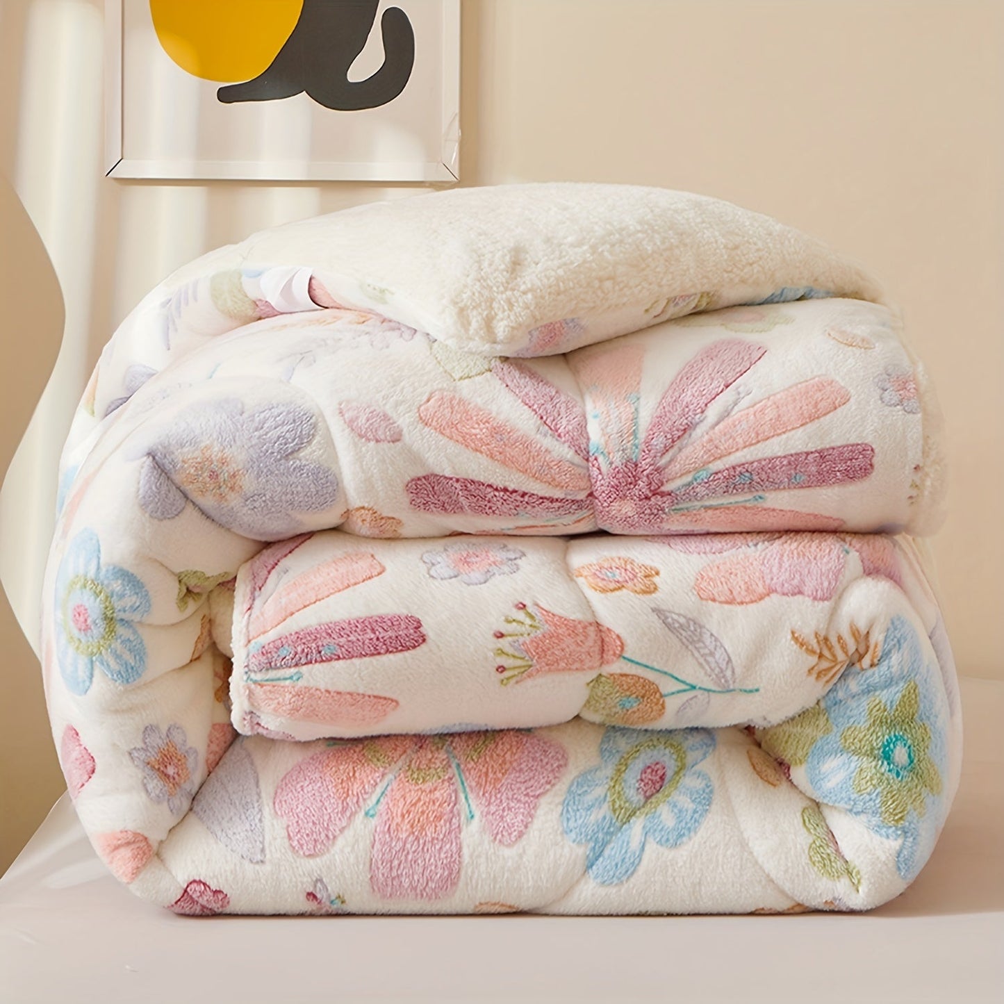 FloralDream – Zacht Fleece Winter Dekbed