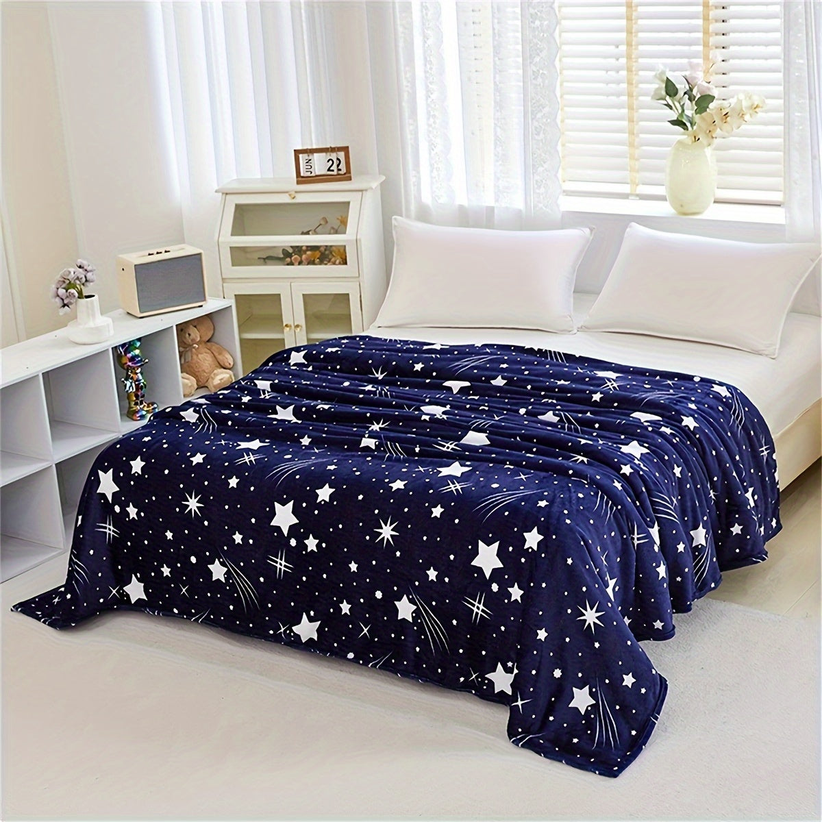 MeteorFleece – Zachte Fleece Deken met Meteor Patroon
