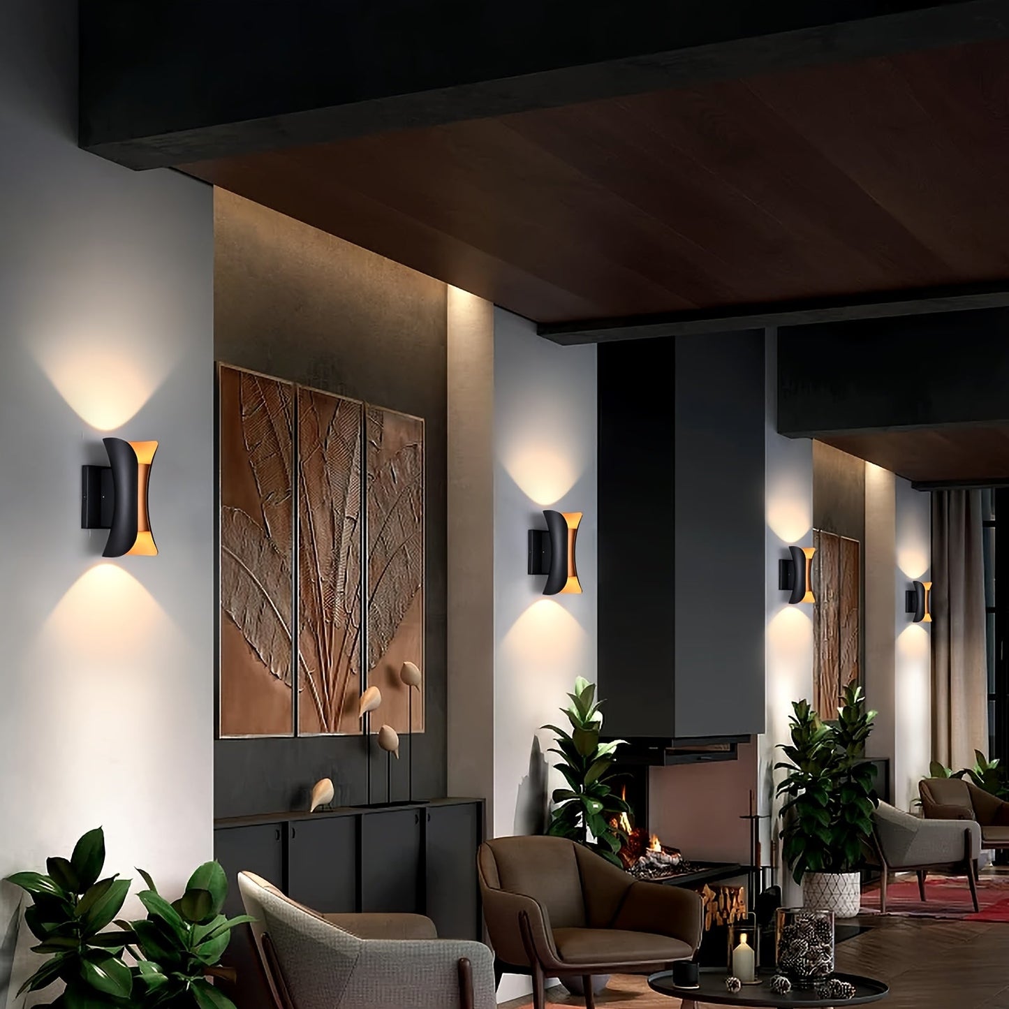 LumiWall – Strakke LED Wandlamp voor Binnen/Buiten