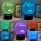 MoonPalace - 3D Kleuren Nachtlamp Touch