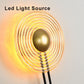 AuraLight – Strakke LED Wandlamp in Zwart