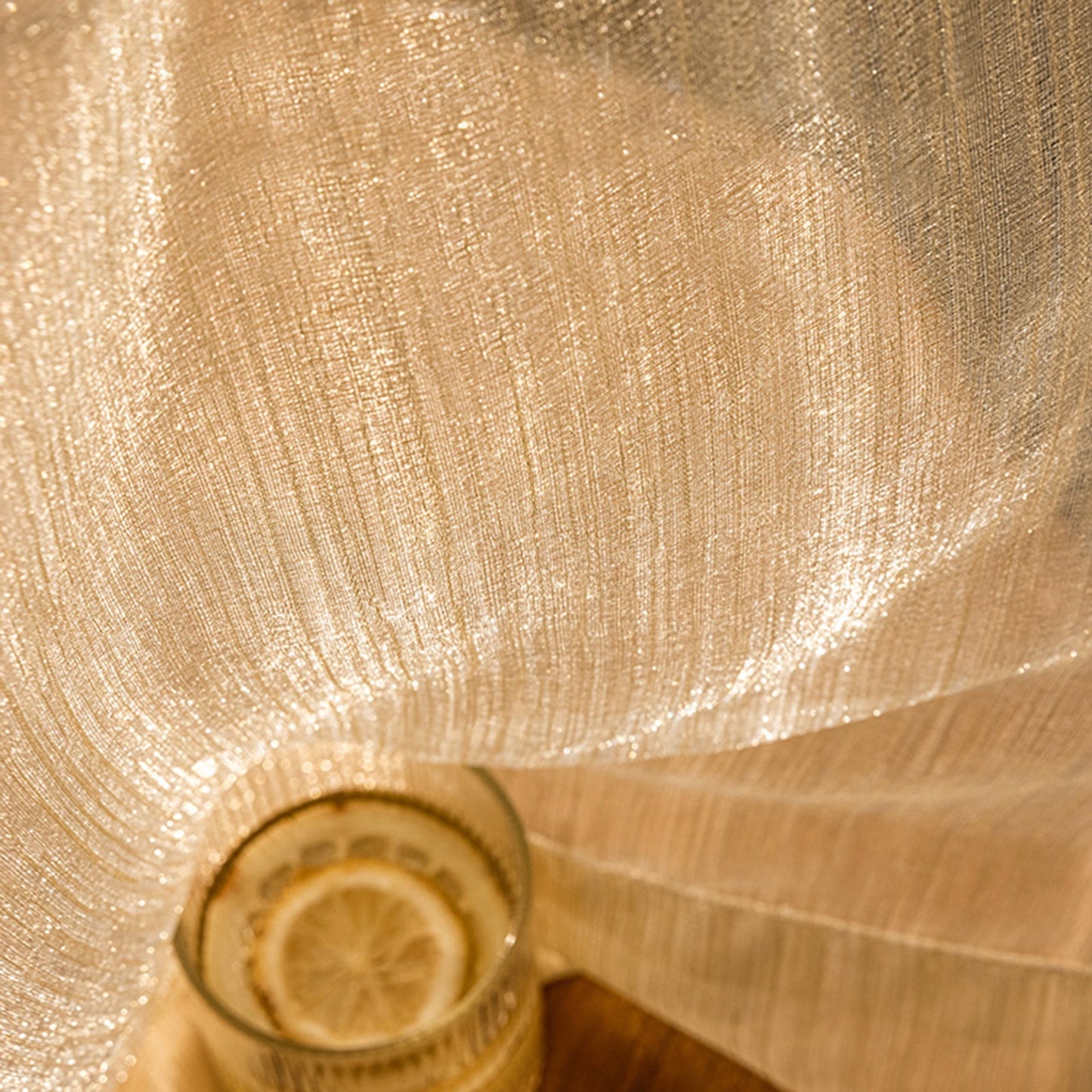 WeaveGlam Curtains - Elegante Transparante Woven Gordijnen voor Moderne Interieurs