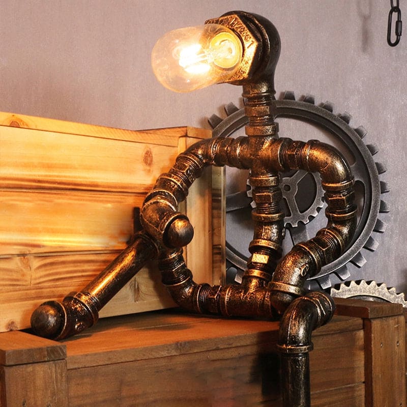 RoboLicht: Futuristische Slaapkamerlamp met Opbergruimte
