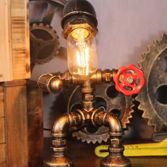 RoboLicht: Futuristische Slaapkamerlamp met Opbergruimte