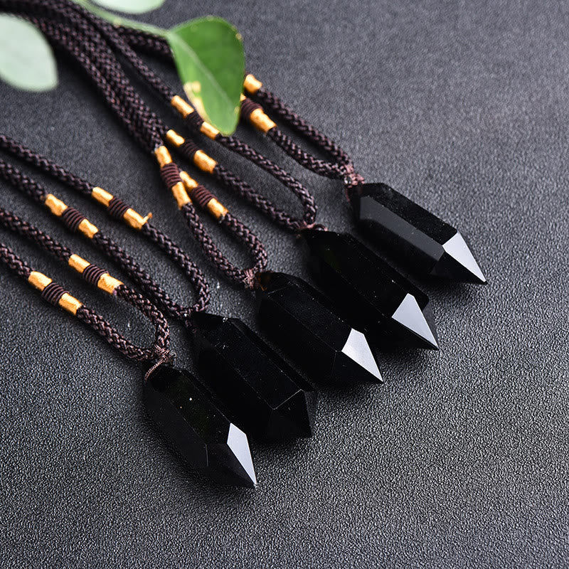 Amethist Healing Crystal Necklace - Lyra Collection