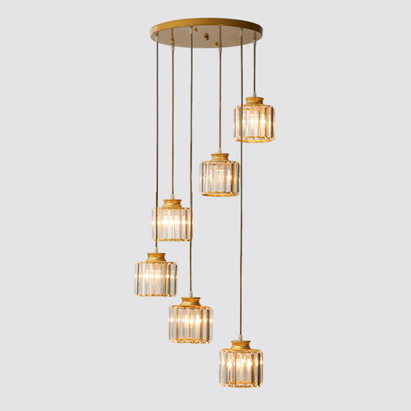 LumiDrum Pendant – Luxe Kristallen Hanglamp voor Modern Interieur