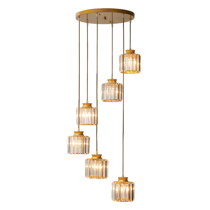 LumiDrum Pendant – Luxe Kristallen Hanglamp voor Modern Interieur