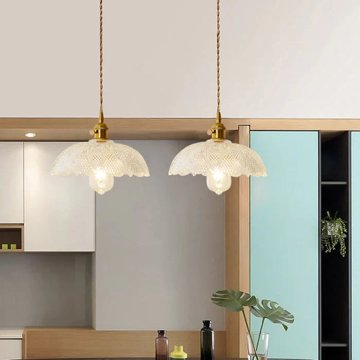 OpulentGlow Pendant – Elegante Glas Hanglamp