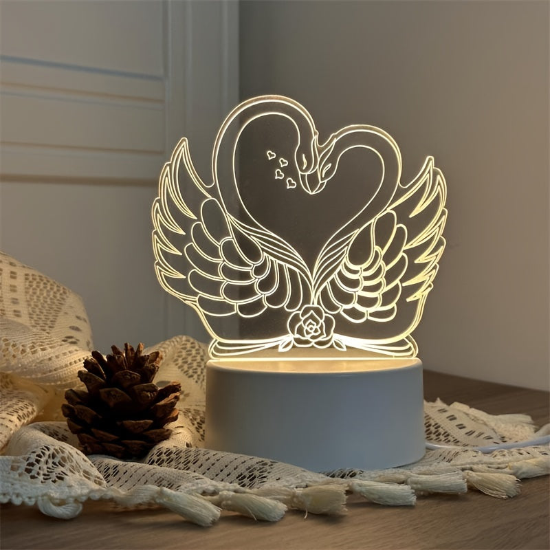 SwaneLume – USB 3D LED Tafelverlichting