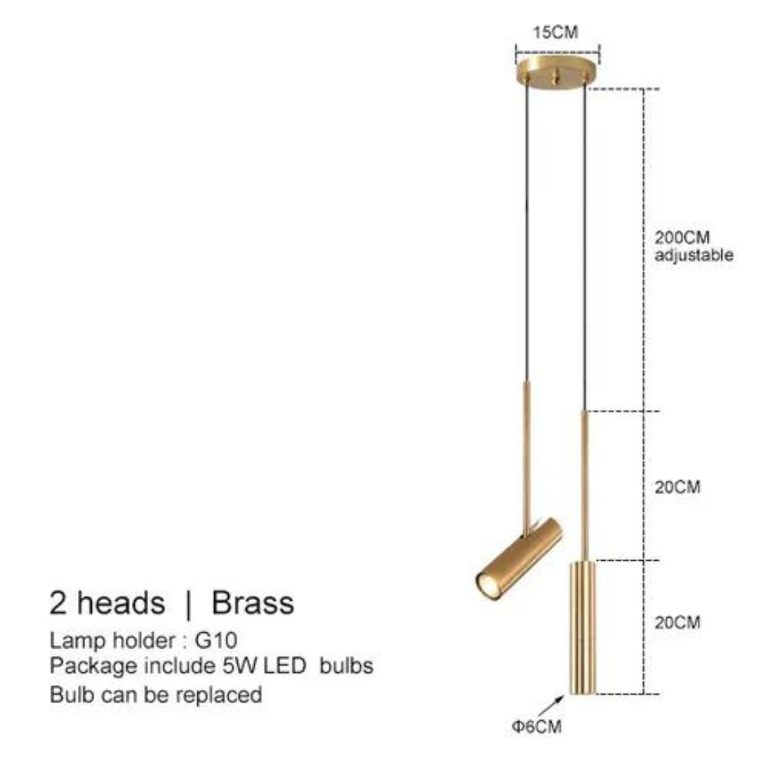Elegante LED Hanglamp voor Sfeervolle Slaapkamers – 15m²