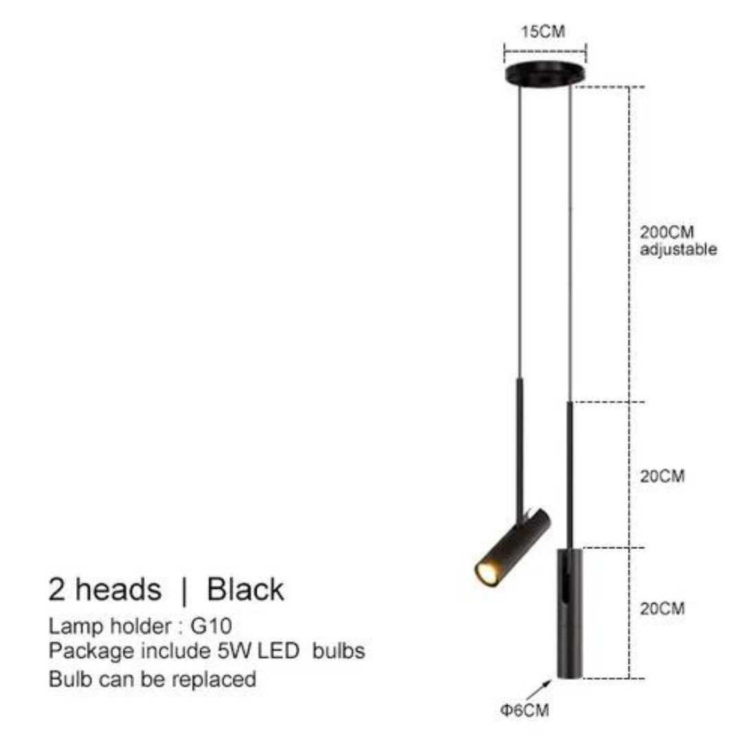 Elegante LED Hanglamp voor Sfeervolle Slaapkamers – 15m²