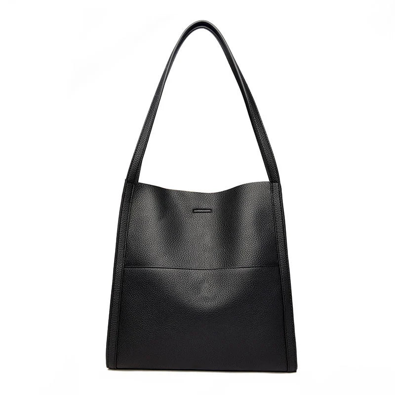 LuxeCarry - Elegante Leren Schoudertas voor Dames