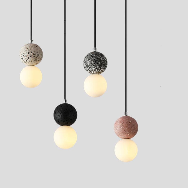 Aurora Glow - Luxe LED Hanglamp in Zwart/Wit
