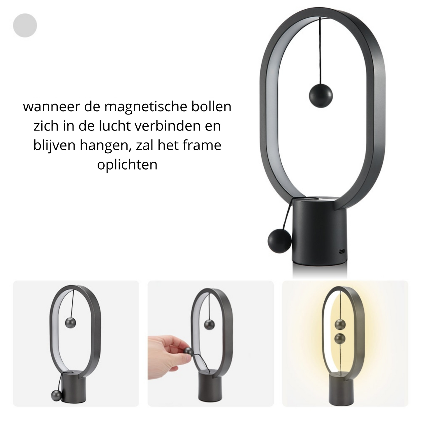 GlowSphere Table Lamp - Sfeervolle Verlichting voor Thuis