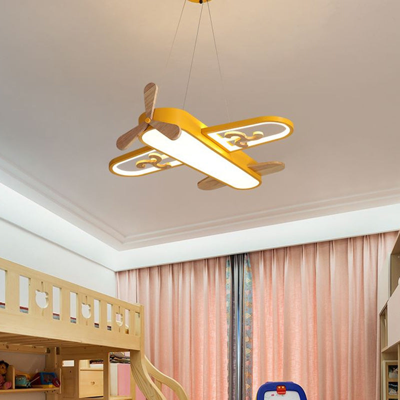 Air Lightplane - Stijlvolle Crèmekleurige Hanglamp voor Sfeervol Landelijk Interieur