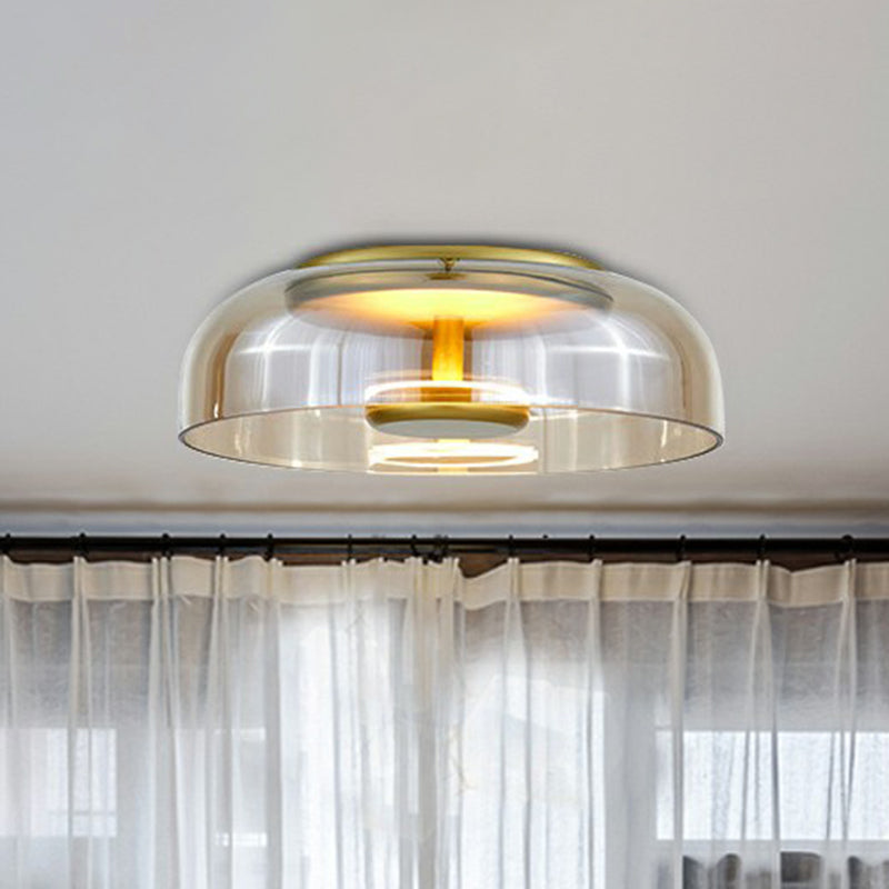 CrystalGlow Plafondlamp - Luxe Glas LED Verlichting