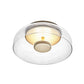 CrystalGlow Plafondlamp - Luxe Glas LED Verlichting