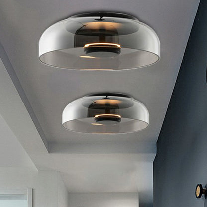 CrystalGlow Plafondlamp - Luxe Glas LED Verlichting