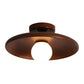 Elegante Houten Wabi Sabi Plafondlamp met LED - WoodBliss
