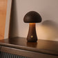 Mushroomlight - Draadloze Houten Paddenstoel LED Nachtlampje