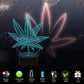 HempGlow - 3D Acryl Tafellamp Nachtverlichting