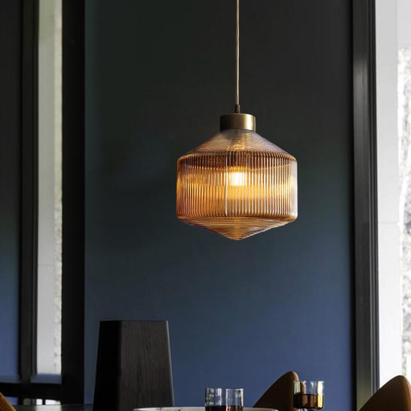 GlowCandle Plafondlamp - Moderne Glazen Kandelaar voor Interieur
