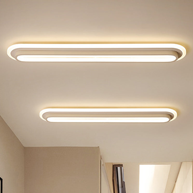 Ovaluxe Glow - Elegant Zwart-Witte LED Verlichting