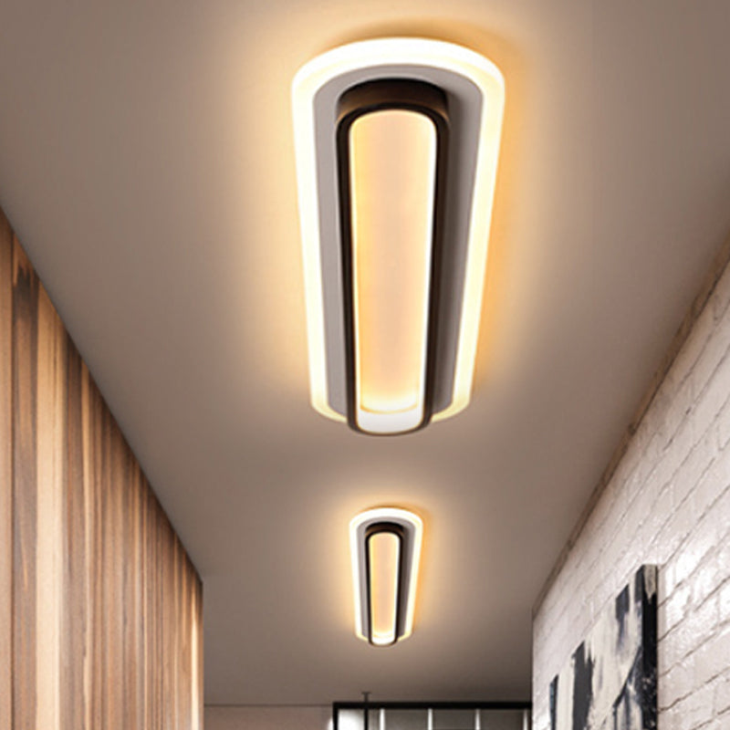 Ovaluxe Glow - Elegant Zwart-Witte LED Verlichting