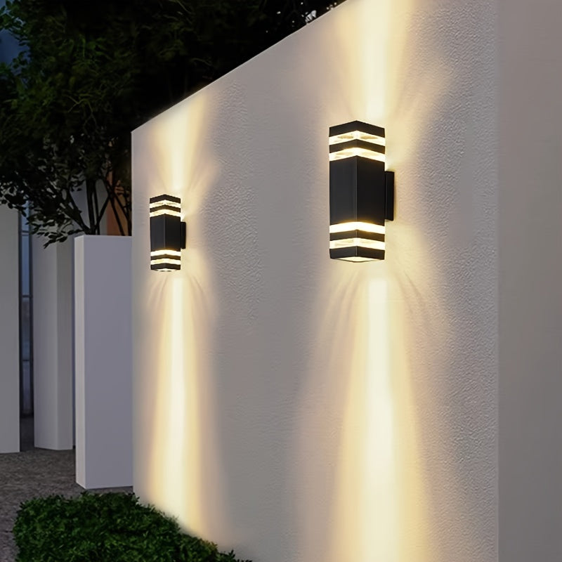 DualWall Lamp – Moderne Dubbelkopse Buitenwandlamp