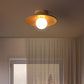 TimberGlow Ceiling Light – Houten Moderne Halverlichting