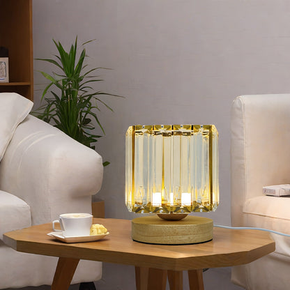 LumiCrystal - Luxe Kristallen Tafellamp met LED