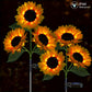SolarBloom Light – Zonnebloem LED Tuinlamp 3 Koppen