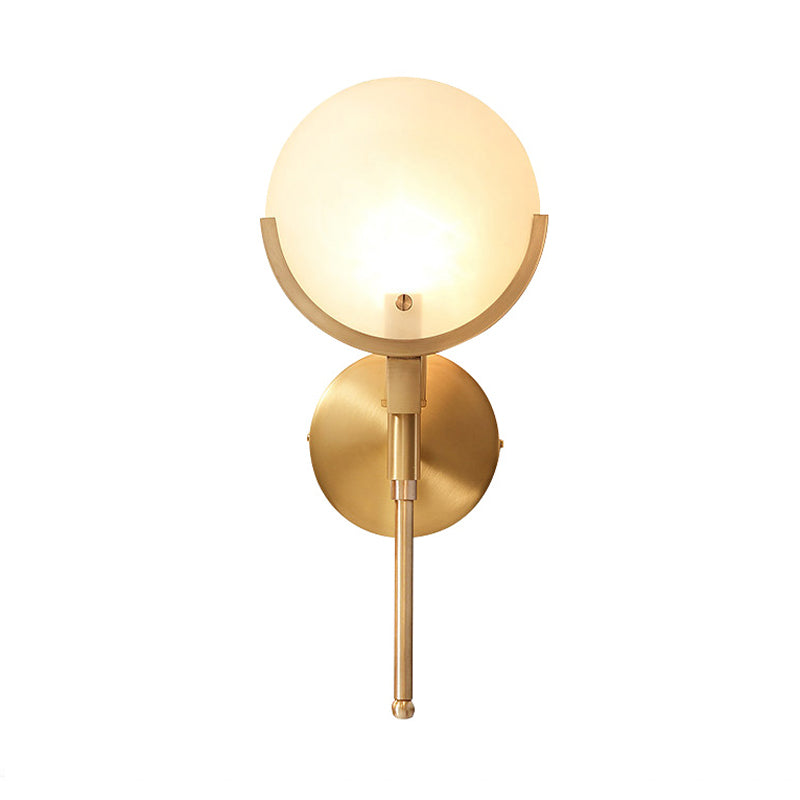 Colonial Charm - Luxe Wandlamp in Koper en Glas