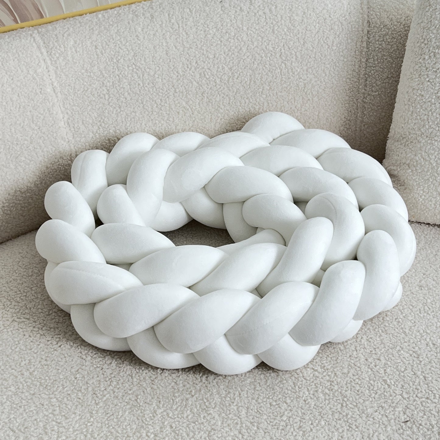 WaveCushion - Modern Wasbaar Vloerkussen met Geometrie