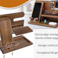 WoodDock – Stijlvolle Houten Organizer voor Apparaten