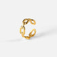 NexaTwist - Trendy Gedraaide Ring Schakel
