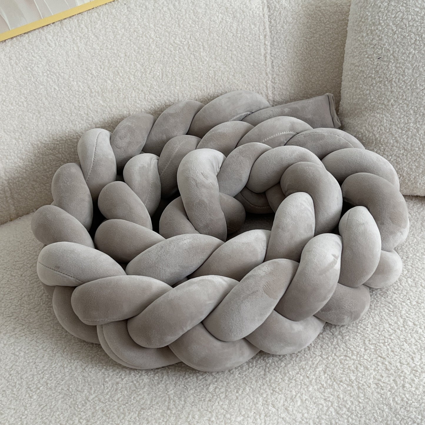 WaveCushion - Modern Wasbaar Vloerkussen met Geometrie