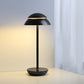 Aurelia Noire - Oplaadbare Draadloze Tafellamp met Ingebouwde LED-verlichting en Batterij