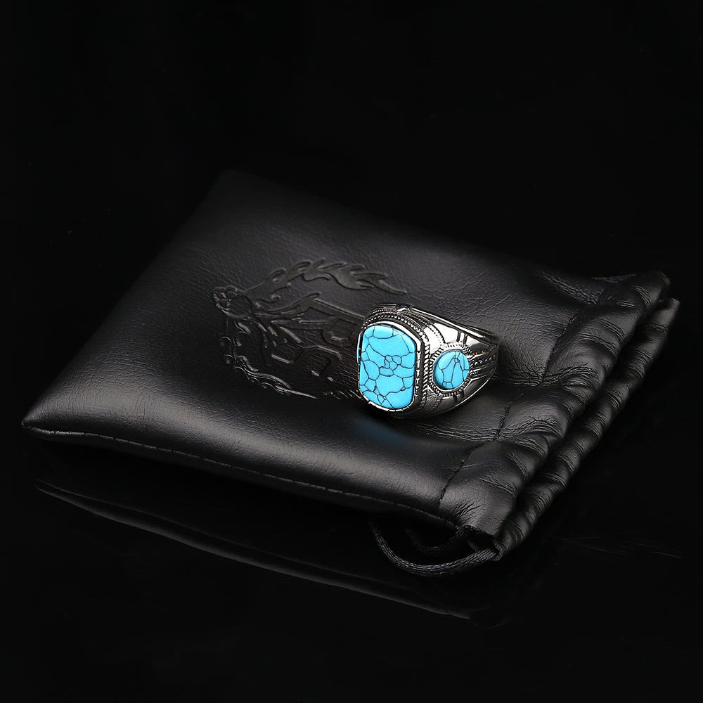 Stunning Thorin Turquoise Men's Ring