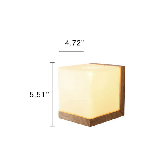EcoChic Kubus Wandlamp – Duurzaam & Modern Design