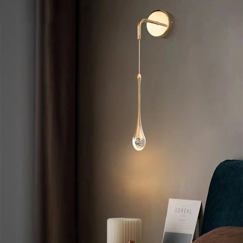 Elegant Druppelvormige Wandlamp - Luxe voor Jouw Interieur